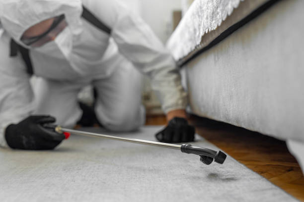 Professional Pest Control technician working in La Crosse, WI